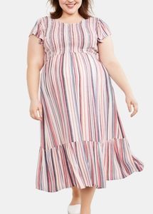 Motherhood Maternity Ruffled Dress Size XL